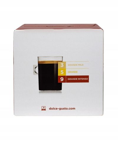 Kawa kapsułki DOLCE GUSTO - NESCAFE GRANDE INTENSO 16szt + videobook GRATIS na Arena.pl