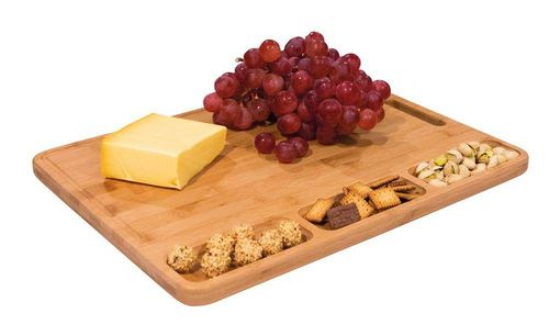 Duża deska do krojenia BAMBOO SERVING, brązowy na Arena.pl