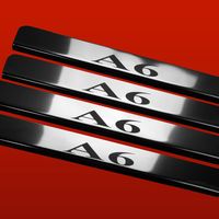 Listwa progowa AUDI A6 C5 Stal nierdzewna 304 połysk 4szt