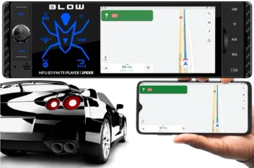 RADIO SAMOCHODOWE 1-DIN BLUETOOTH USB SD AUX DOTYK 4" MIKROFON PILOT ZESTAW na Arena.pl