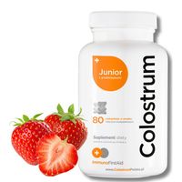 Suplementy dla dzieci Colostrum Junior Z PROBIOTYKIEM CUKIERKI NA ODPORNOŚĆ