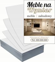 Ulotki A5 reklamowe firmowe 100 szt różne wzory MEBLE NA WYMIAR