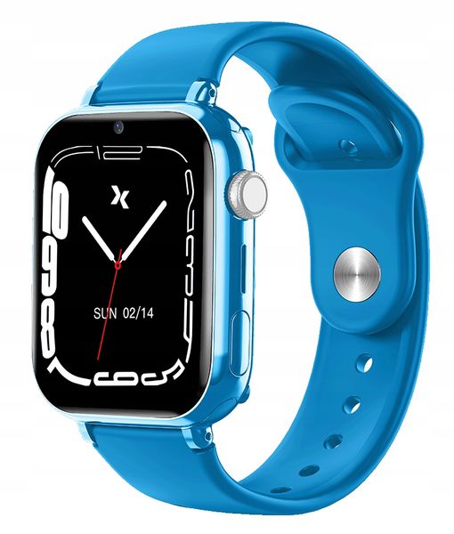 Smartwatch Fw59 Kiddo 4G Niebieski Dla Dziewczynki Chłopca Wideo Gps Sos zdjęcie 1