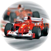 Opłatek na tort Urodziny Ferrari Auto Samochód F1 Mc Laren Fura Bryka