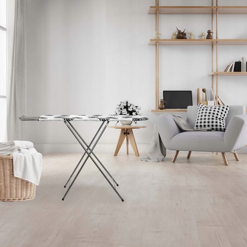 DESKA DO PRASOWANIA Z UCHWYTEM NA ŻELAZKO 100 X 30 STABILNA SKŁADANA na Arena.pl