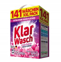 PROSZEK DO PRANIA KLAR WASCH KOLOR 10KG OPAKOWANIE XXL 141 PRAŃ