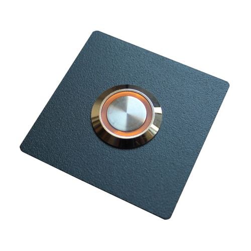 Przycisk dzwonka do domofonu wyjścia furtki bramy drzwi słupka LED czarny na Arena.pl