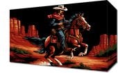 Obraz 30x20cm Galop przez Prerię