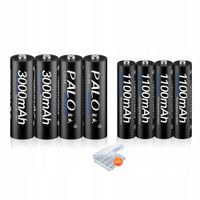 Akumulator 1.2V AA+AAA Baterie AA LR6 Baterie AAA LR3 8 szt.