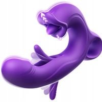 Wibratory sex toýs kobieta 3 w 1 dildo wibrator sex zabawka bicia i lizania