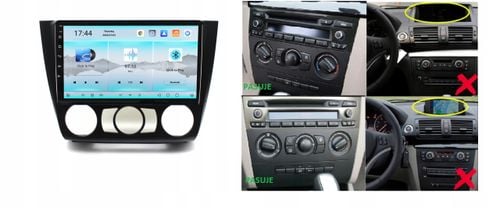 RADIO NAWIGACJA GPS BMW 1 E81 / E82 / E87 / E88 2004-2013 ANDROID CARPLAY na Arena.pl