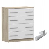 SYSTEM OMEGA 02 KOMODA 80 SONOMA/BIAŁY młodzieżowe dziecięce PRODUCENT