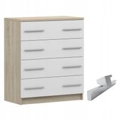 SYSTEM OMEGA 02 KOMODA 80 SONOMA/BIAŁY młodzieżowe dziecięce PRODUCENT
