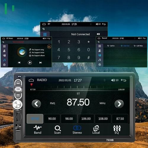 RADIO SAMOCHODOWE BLUETOOTH WYŚWIETLACZ 7"KAMERA COFANIA ZESTAW UNIWERSALNY na Arena.pl