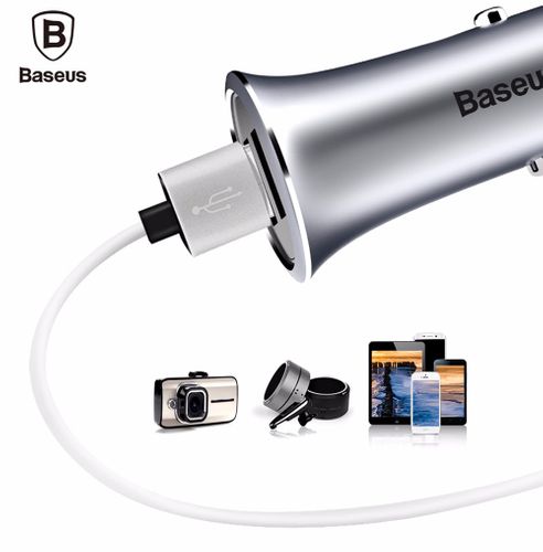 BASEUS 3.1A Ładowarka Samochodowa 2X USB MOCNA na Arena.pl