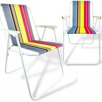 SKŁADANE KRZESŁO OGRODOWE TURYSTYCZNE PLAŻOWE LEKKIE BIWAKOWE POD NAMIOT