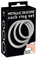 metallic silicone cock ring se