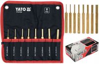 YATO KOMPLET WYBIJAKI MOSIĘŻNE RÓWNOLEGŁE ZESTAW WYBIJAKÓW 8 SZTUK YT-47124