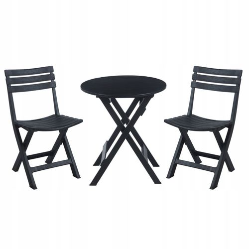 zestaw zs1-fx (stół + 2 krzesła) czarny na Arena.pl