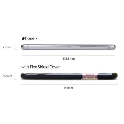 PURO Impact Pro Flex Shield - Etui iPhone 8 / 7 (czarny) na Arena.pl