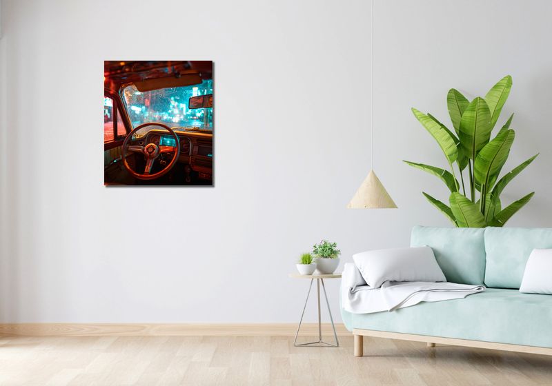 Obraz 60x70cm Nocny Kierowca zdjęcie 2