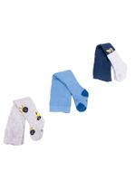 Rajstopy chłopięce bawełniane we wzory 3PAK  56-62 YOCLUB