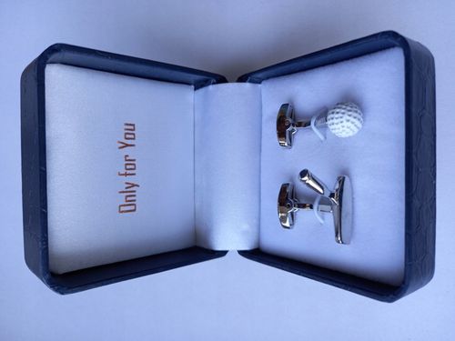 Spinki do mankietów Zestaw do Golfa Kij Putter Piłka HPC dla golfisty +Etui na Arena.pl