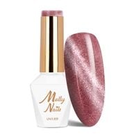 Lakier hybrydowy LED/UV Gel Polish MollyNails Cat Eye Womanity Nr 440 8g