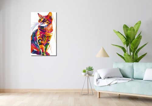 Obraz 50x90cm Nasycony Kot na Arena.pl