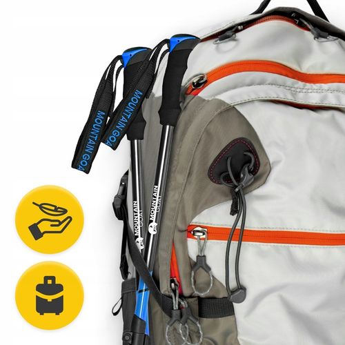 KIJE NORDIC WALKING KIJKI SKŁADANE REGULOWANE DO CHODZENIA TELESKOPOWE 4FIZ na Arena.pl