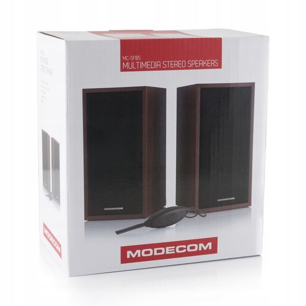 GŁOŚNIKI 2.0 DO LAPTOPA MODECOM MC-SF05 BRĄZOWE zdjęcie 6