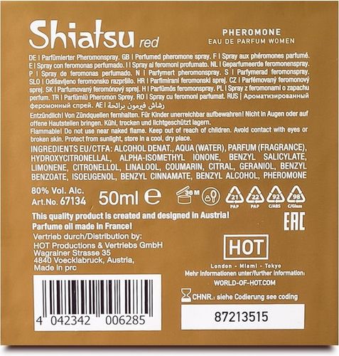feromony dla kobiet pheromon fragrance woman red 50ml shiatsu na Arena.pl