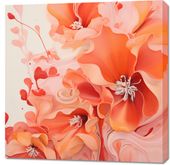 Obraz 90x90cm Płynąca Pasja