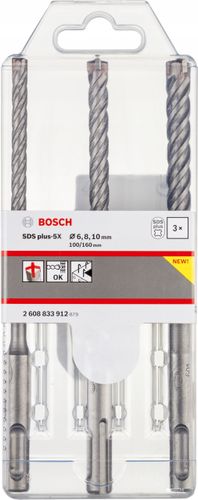 Zestaw 3 wierteł SDS-Plus plus-5X BOSCH na Arena.pl