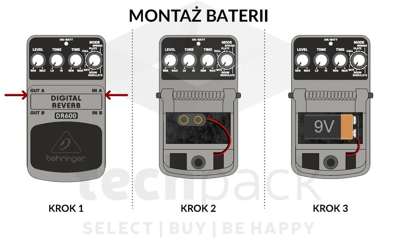 Efekt gitarowy Behringer DR600 Digital Reverb zdjęcie 8