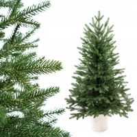 CHOINKA SZTUCZNA ŚWIERK CIEMNY NATURALNY PE W DONICZCE 120 cm JAK ŻYWA