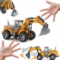 KOPARKA ZABAWKA DLA DZIECI NA PILOT MASZYNA BUDOWLANA SAMOCHODZIK AUTKO