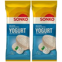 Sonko Wafle ryżowe w polewie jogurtowej 65 g (4 sztuki) x 2 sztuk