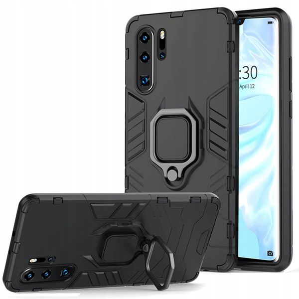 Spacecase X-Ring Huawei P30 Pro Czarny zdjęcie 4