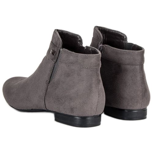 Szare botki płaskie r.38 na Arena.pl