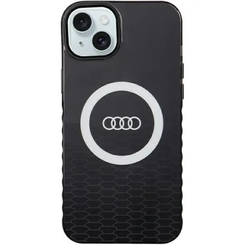 Etui Audi IML Big Logo MagSafe na iPhone 15 Plus / 14 Plus - czarne na Arena.pl