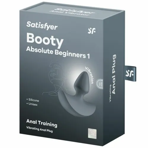 satisfyer booty absolute beginners 1 silikonowy model  7,5 cm czarny na Arena.pl