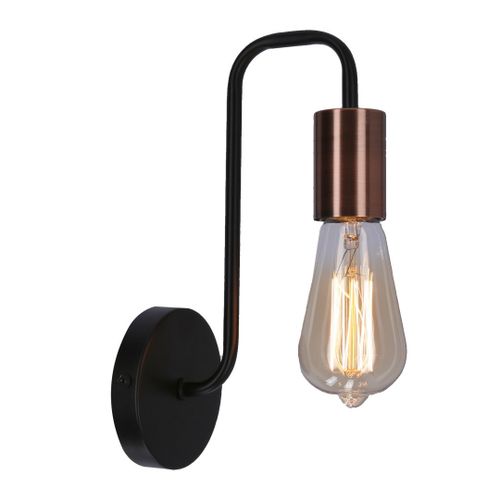 Herpe kinkiet 1x60W E27 czarny na Arena.pl