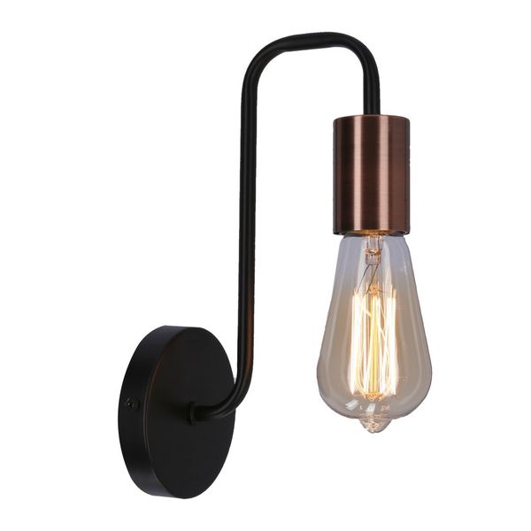 Herpe kinkiet 1x60W E27 czarny zdjęcie 4