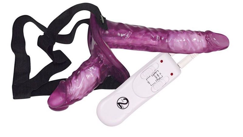 Vibrating Strap-On Duo zdjęcie 2