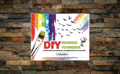 MALOWANIE PO NUMERACH Z RAMĄ Obrazy Do Malowania Po Numerkach OBRAZ 40x40 na Arena.pl