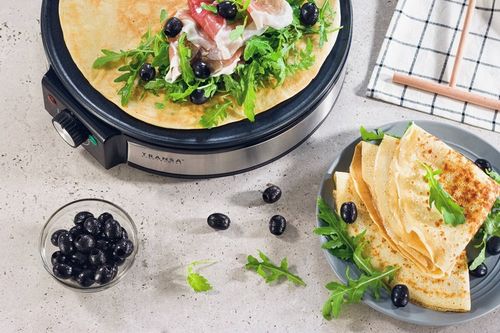 NALEŚNIKARKA SZYBKIE NAGRZEWANIE TERMOSTAT 30cm XXL DUŻA MOC 1500W na Arena.pl