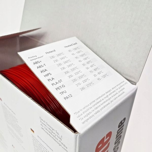 Filament DevilDesign PET-G 1,75 mm Czarny zdjęcie 3