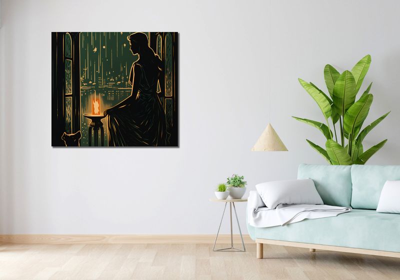 Obraz 100x90cm Nocne Szeptanie zdjęcie 2