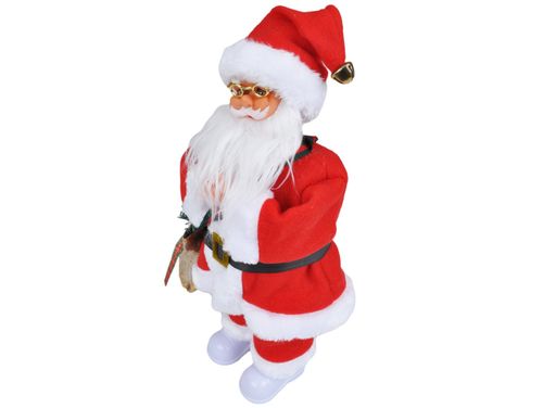 Mikołaj grający świąteczny duży tańczy świeci muzyka figurka xxl na Arena.pl